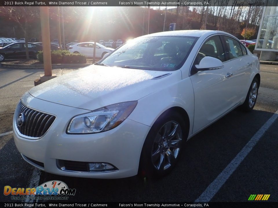 2013 Buick Regal Turbo White Diamond Tricoat / Cashmere Photo #1