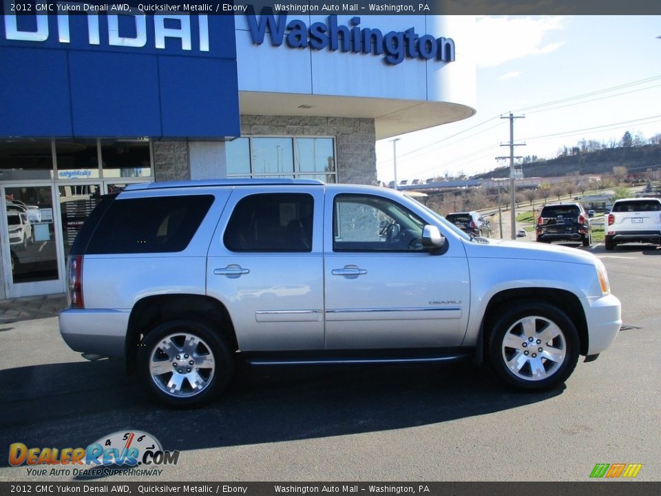 2012 GMC Yukon Denali AWD Quicksilver Metallic / Ebony Photo #2