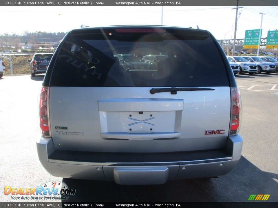 2012 GMC Yukon Denali AWD Quicksilver Metallic / Ebony Photo #3