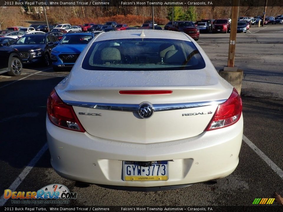 2013 Buick Regal Turbo White Diamond Tricoat / Cashmere Photo #3