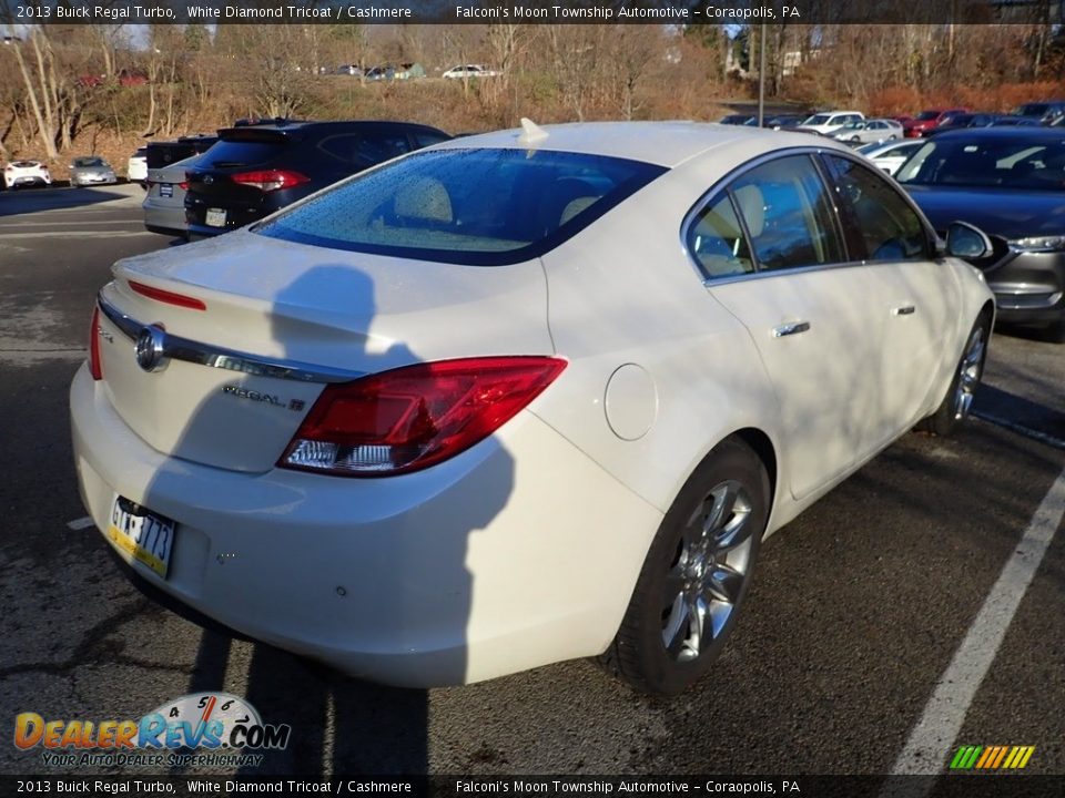 2013 Buick Regal Turbo White Diamond Tricoat / Cashmere Photo #4