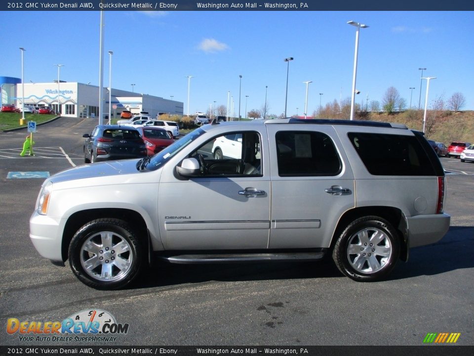 2012 GMC Yukon Denali AWD Quicksilver Metallic / Ebony Photo #6