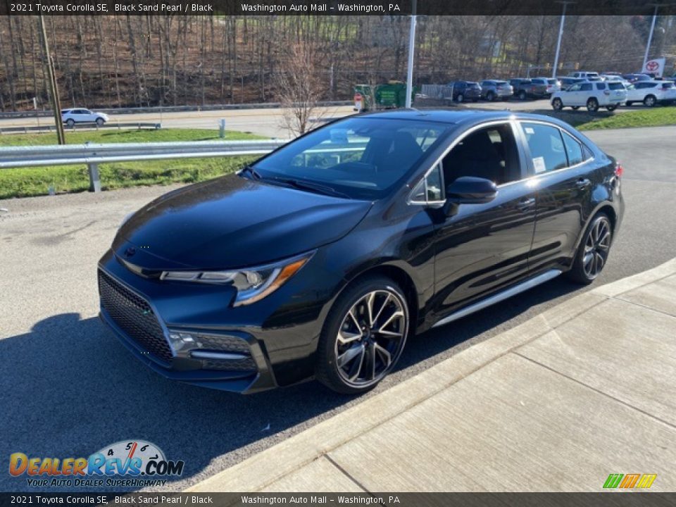 2021 Toyota Corolla SE Black Sand Pearl / Black Photo #11