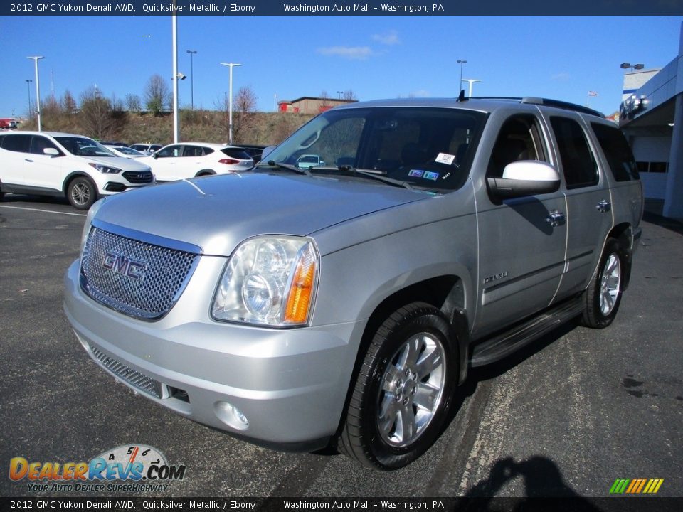 2012 GMC Yukon Denali AWD Quicksilver Metallic / Ebony Photo #7