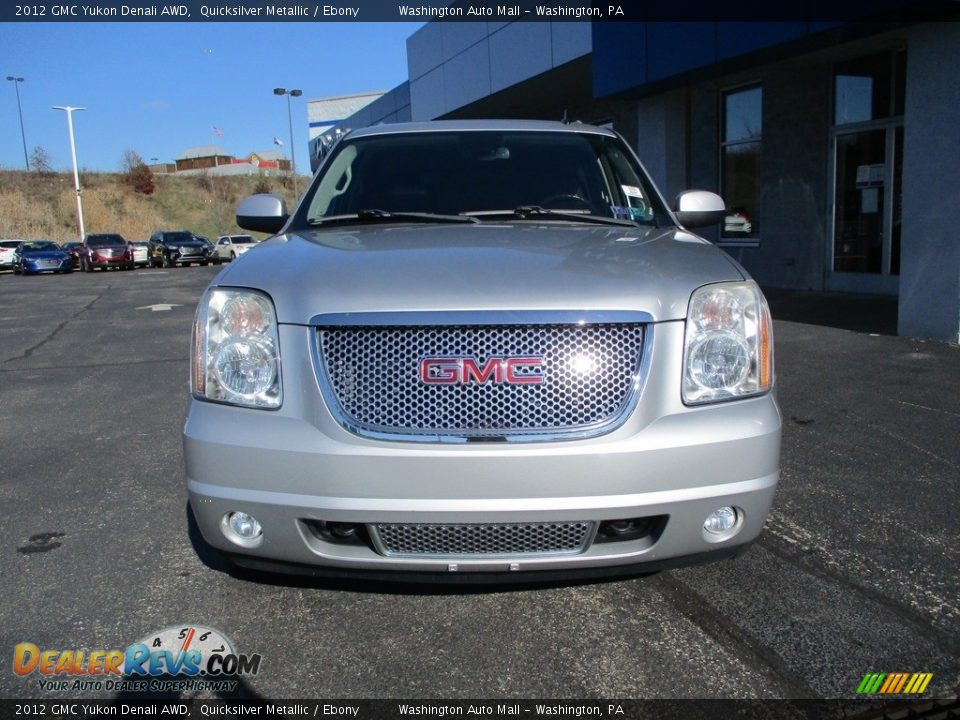 2012 GMC Yukon Denali AWD Quicksilver Metallic / Ebony Photo #8