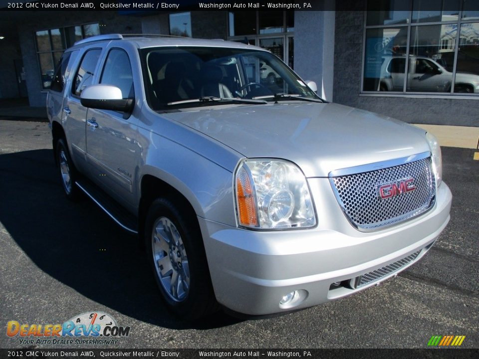 2012 GMC Yukon Denali AWD Quicksilver Metallic / Ebony Photo #9