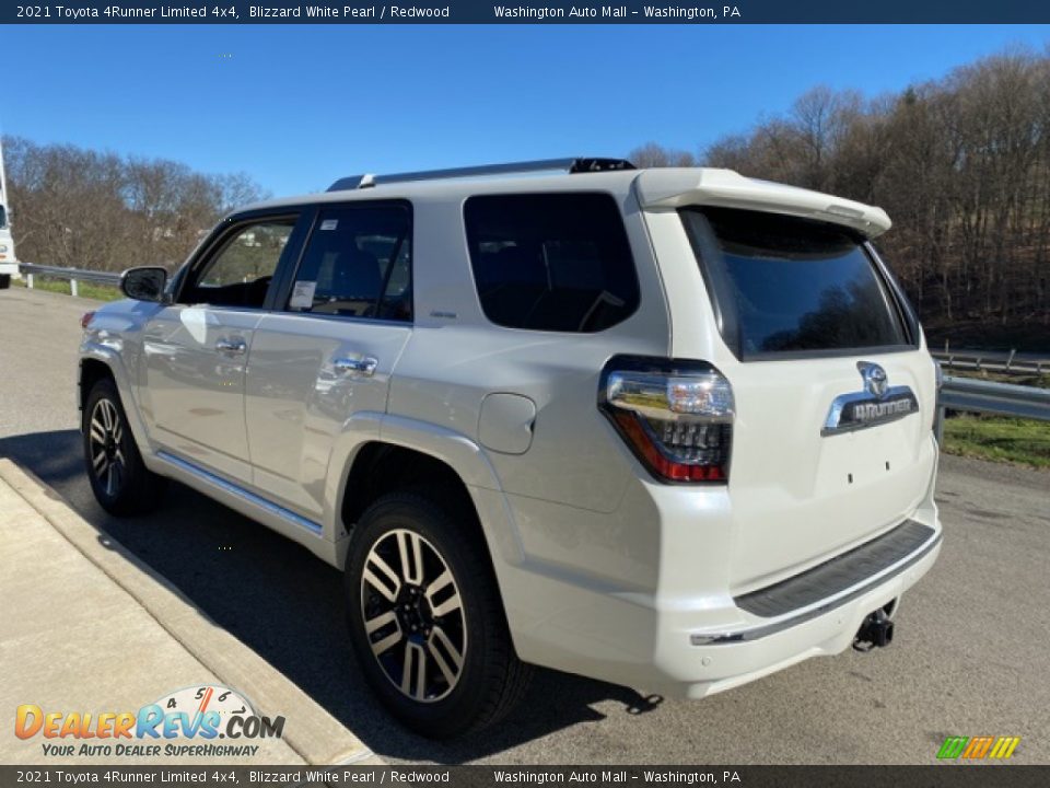2021 Toyota 4Runner Limited 4x4 Blizzard White Pearl / Redwood Photo #2