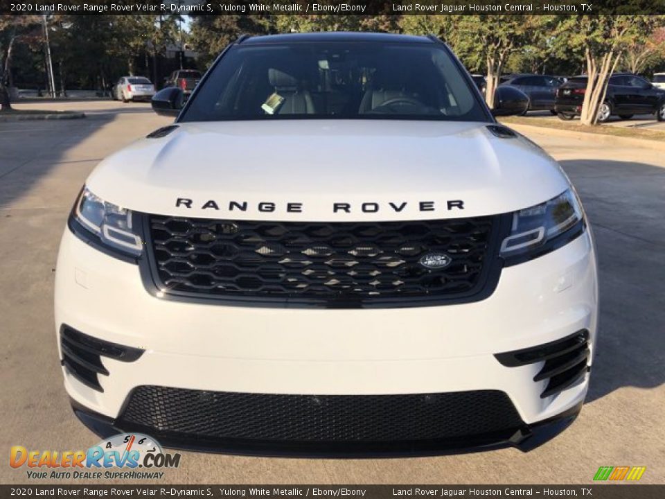 2020 Land Rover Range Rover Velar R-Dynamic S Yulong White Metallic / Ebony/Ebony Photo #8