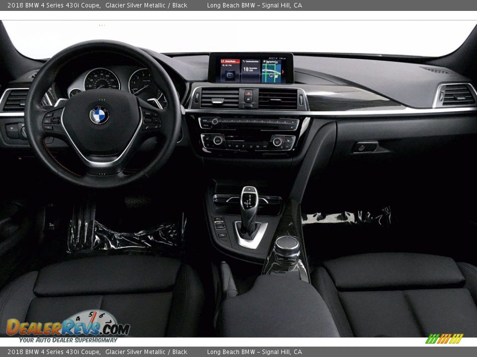 2018 BMW 4 Series 430i Coupe Glacier Silver Metallic / Black Photo #15