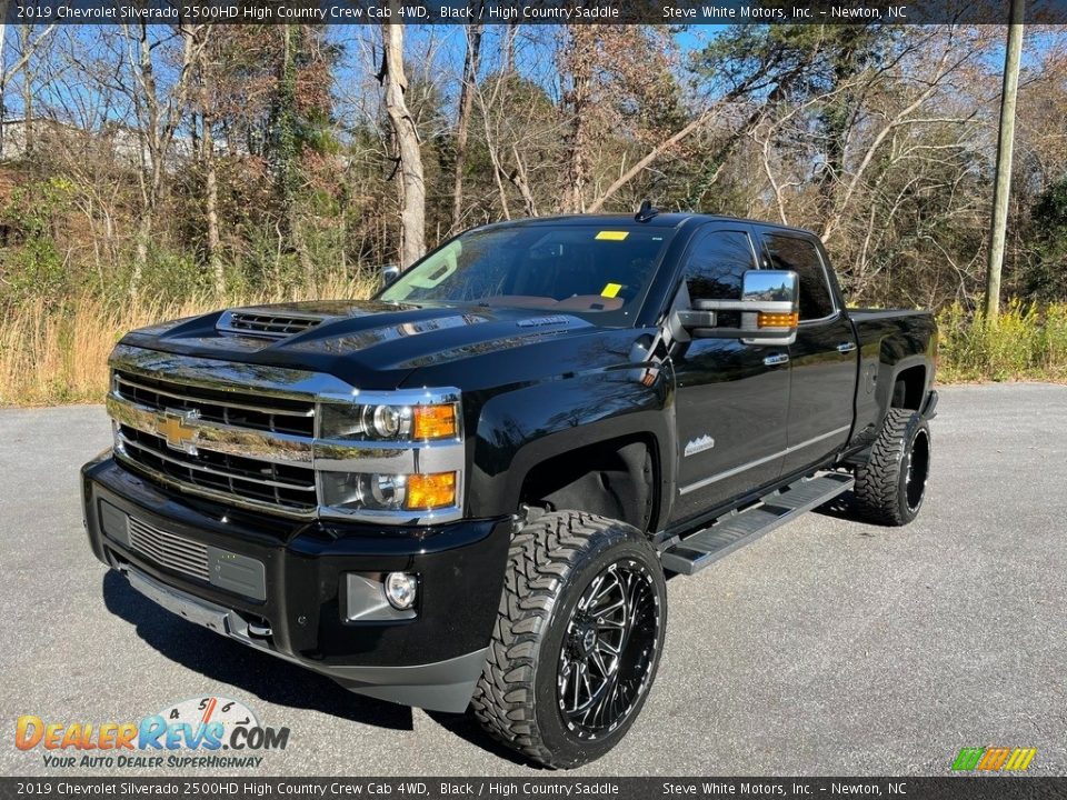 2019 Chevrolet Silverado 2500HD High Country Crew Cab 4WD Black / High Country Saddle Photo #3