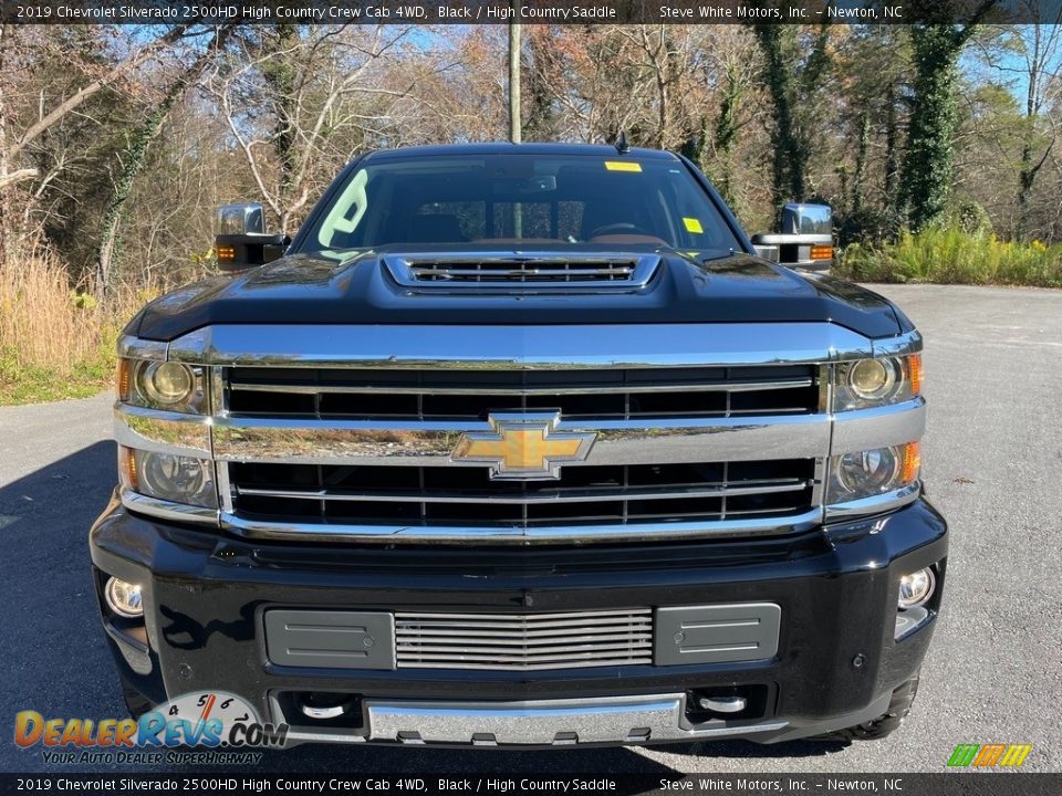 2019 Chevrolet Silverado 2500HD High Country Crew Cab 4WD Black / High Country Saddle Photo #4