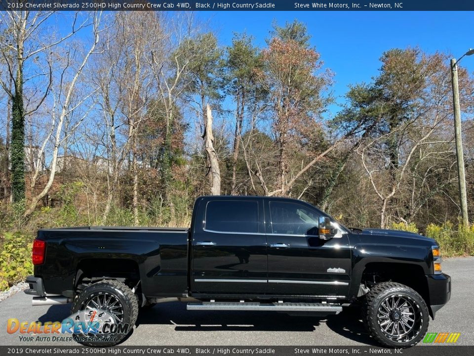2019 Chevrolet Silverado 2500HD High Country Crew Cab 4WD Black / High Country Saddle Photo #6