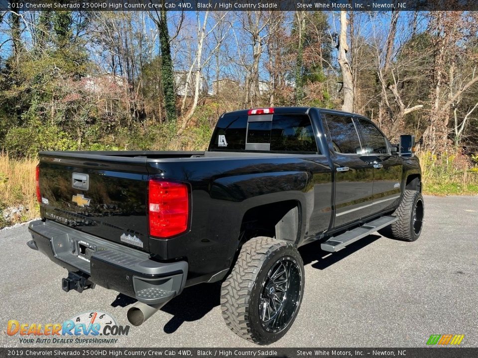 2019 Chevrolet Silverado 2500HD High Country Crew Cab 4WD Black / High Country Saddle Photo #7