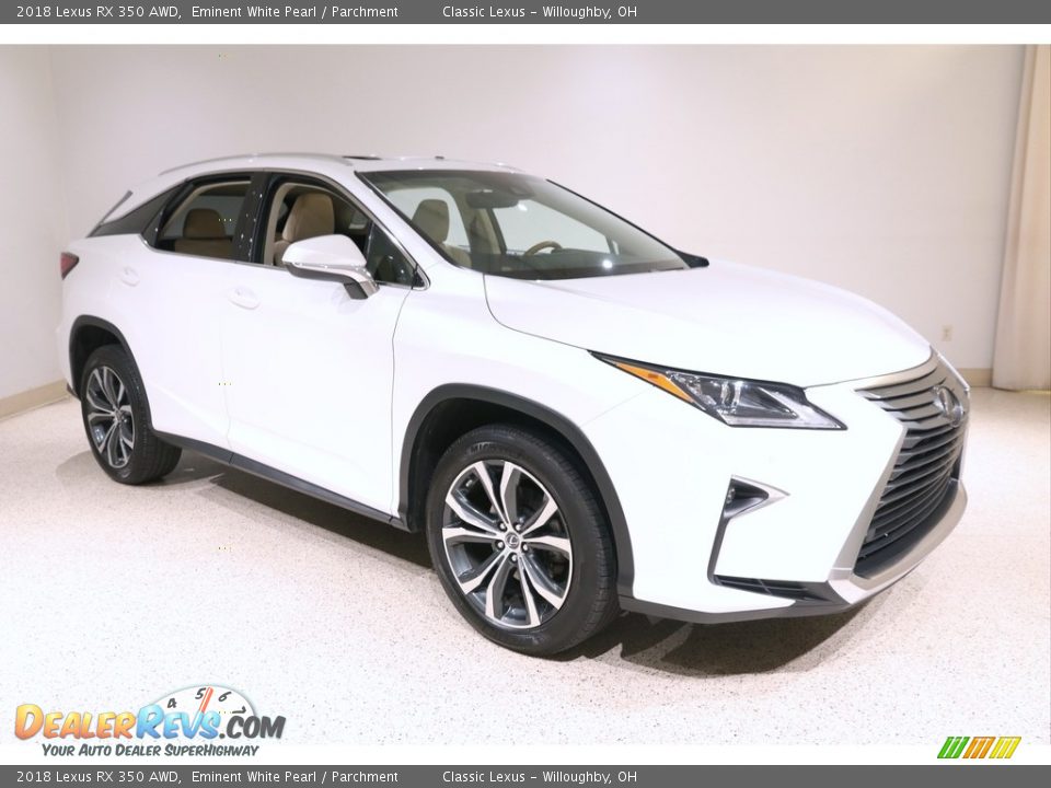 2018 Lexus RX 350 AWD Eminent White Pearl / Parchment Photo #1