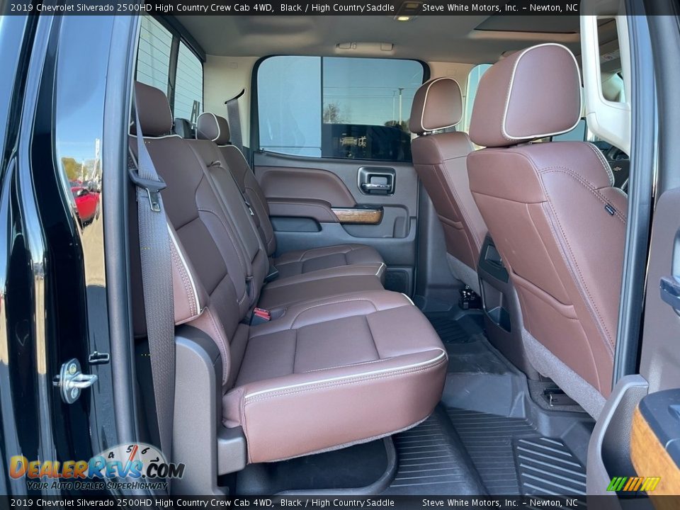 Rear Seat of 2019 Chevrolet Silverado 2500HD High Country Crew Cab 4WD Photo #17