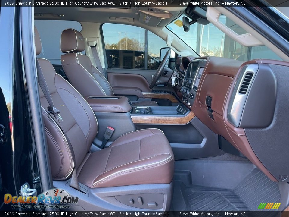 High Country Saddle Interior - 2019 Chevrolet Silverado 2500HD High Country Crew Cab 4WD Photo #18