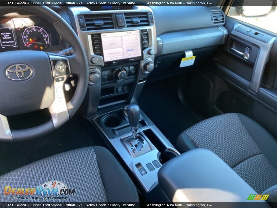 Black/Graphite Interior - 2021 Toyota 4Runner Trail Special Edition 4x4 Photo #3