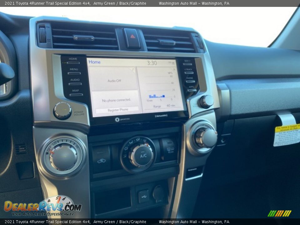 2021 Toyota 4Runner Trail Special Edition 4x4 Army Green / Black/Graphite Photo #8