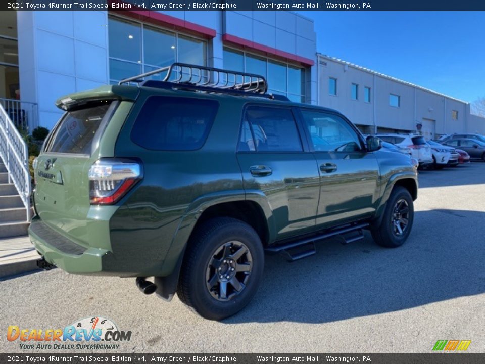 2021 Toyota 4Runner Trail Special Edition 4x4 Army Green / Black/Graphite Photo #12