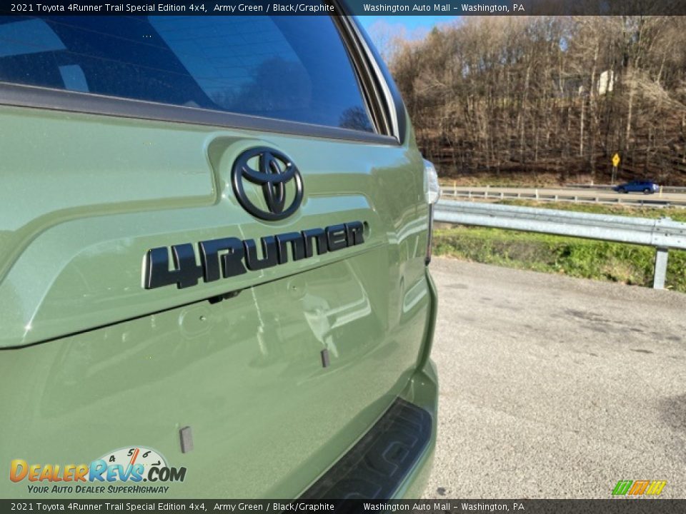 2021 Toyota 4Runner Trail Special Edition 4x4 Army Green / Black/Graphite Photo #29