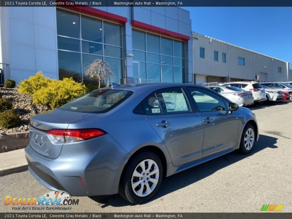 2021 Toyota Corolla LE Celestite Gray Metallic / Black Photo #11