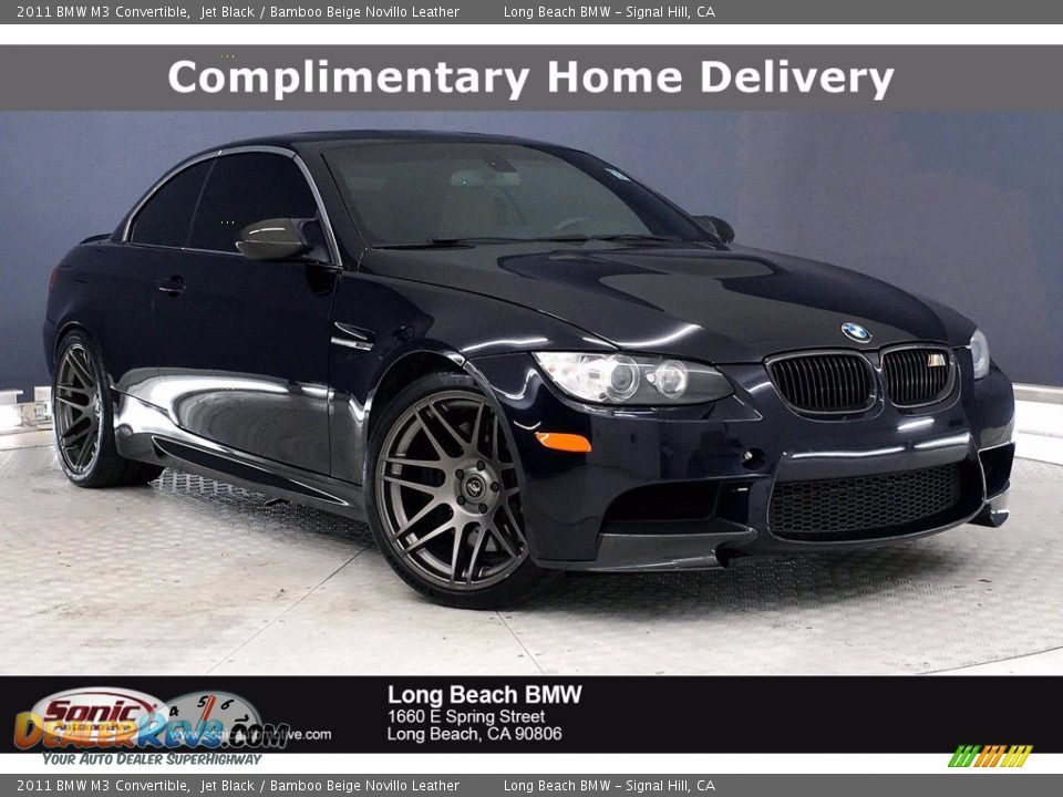 2011 BMW M3 Convertible Jet Black / Bamboo Beige Novillo Leather Photo #1