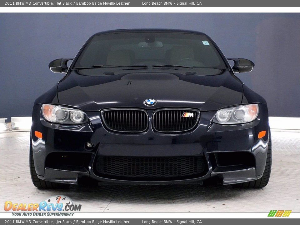 2011 BMW M3 Convertible Jet Black / Bamboo Beige Novillo Leather Photo #2