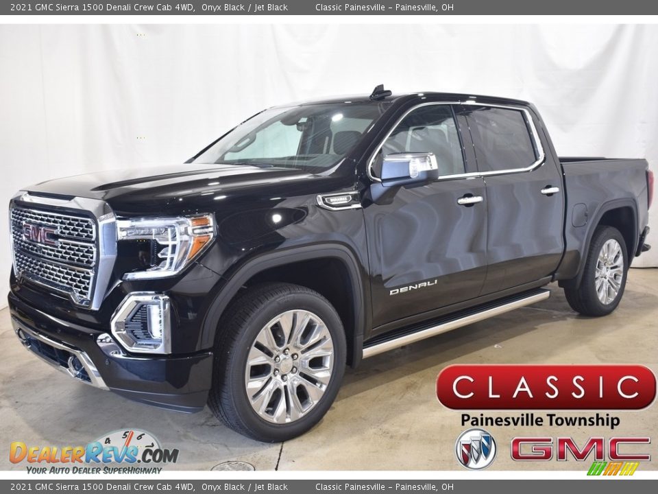 2021 GMC Sierra 1500 Denali Crew Cab 4WD Onyx Black / Jet Black Photo #1