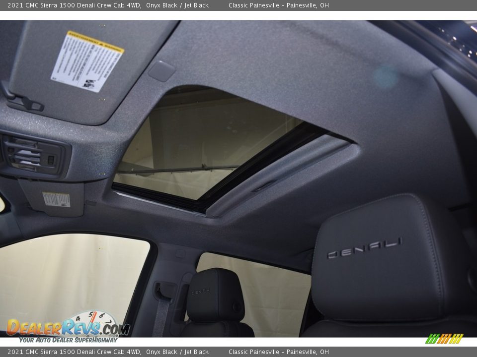 2021 GMC Sierra 1500 Denali Crew Cab 4WD Onyx Black / Jet Black Photo #7