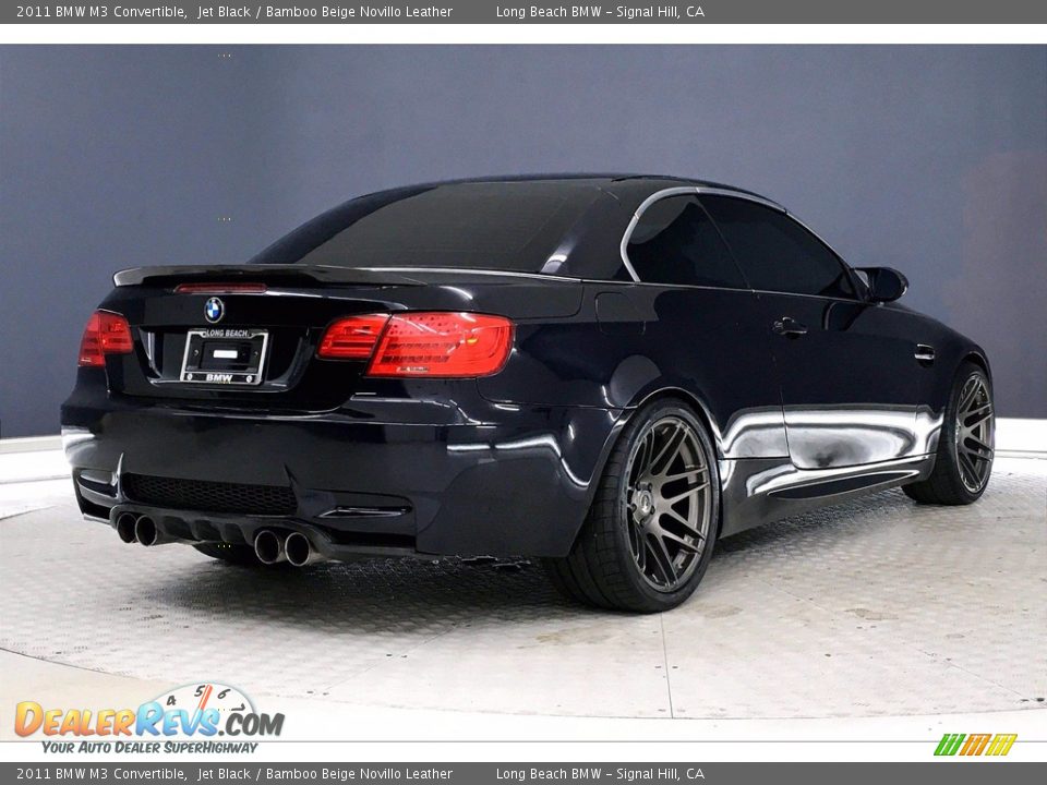 2011 BMW M3 Convertible Jet Black / Bamboo Beige Novillo Leather Photo #13