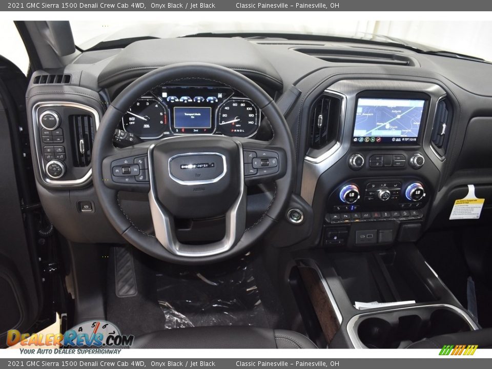 Dashboard of 2021 GMC Sierra 1500 Denali Crew Cab 4WD Photo #12