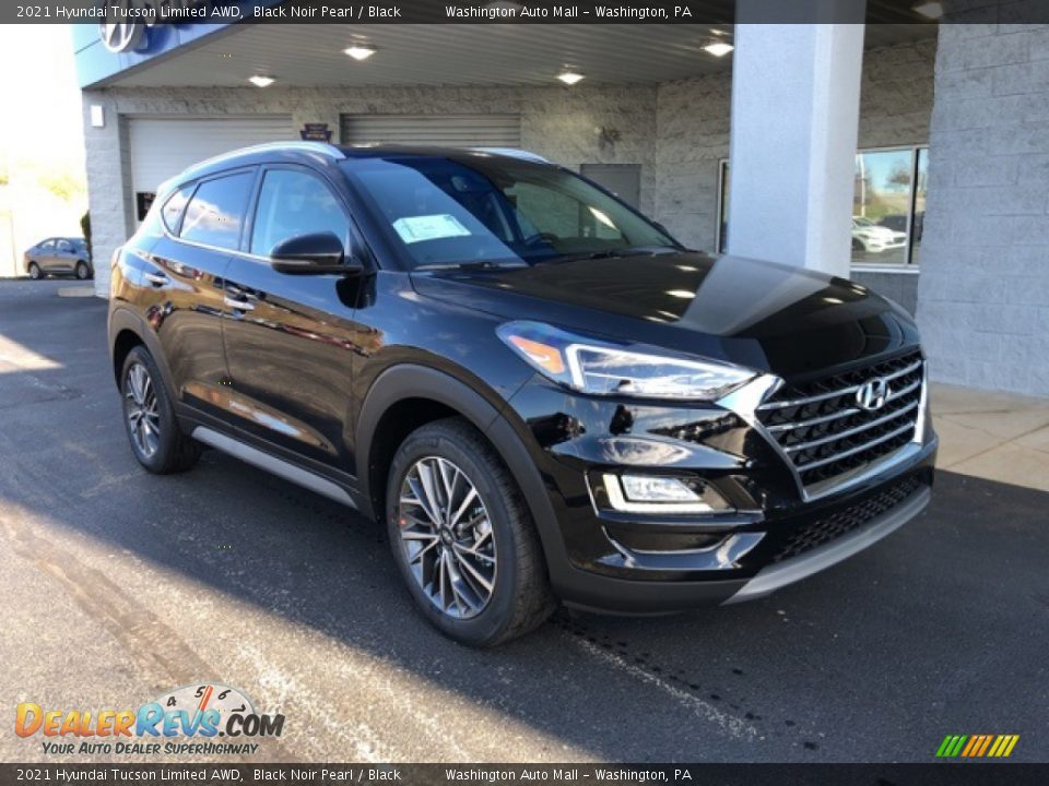 2021 Hyundai Tucson Limited AWD Black Noir Pearl / Black Photo #1