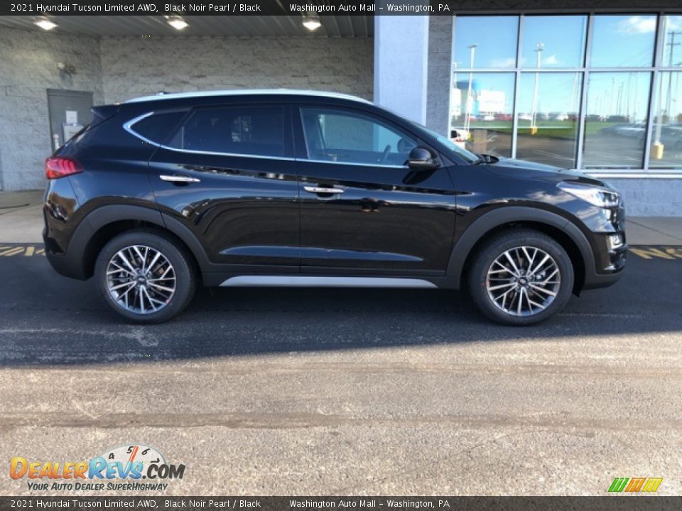 2021 Hyundai Tucson Limited AWD Black Noir Pearl / Black Photo #2