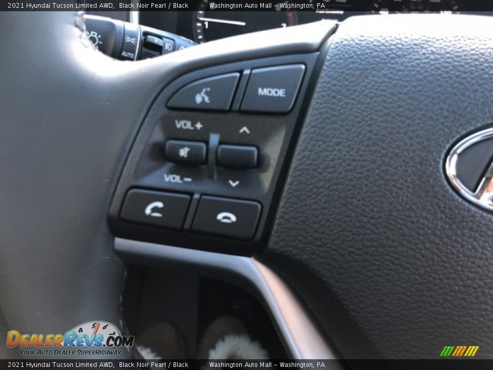 2021 Hyundai Tucson Limited AWD Black Noir Pearl / Black Photo #11
