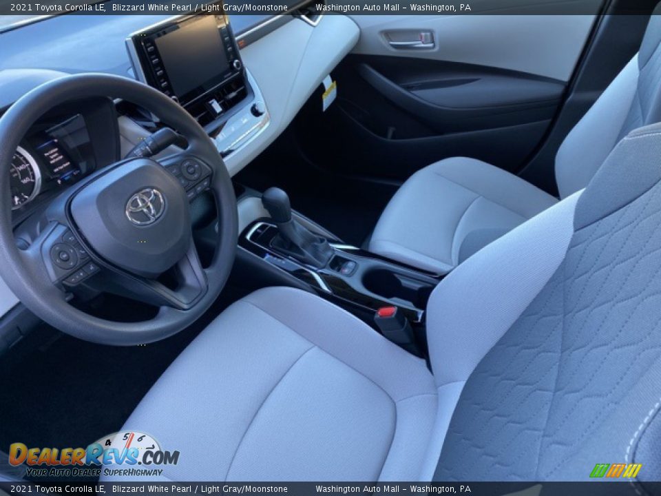 Light Gray/Moonstone Interior - 2021 Toyota Corolla LE Photo #4