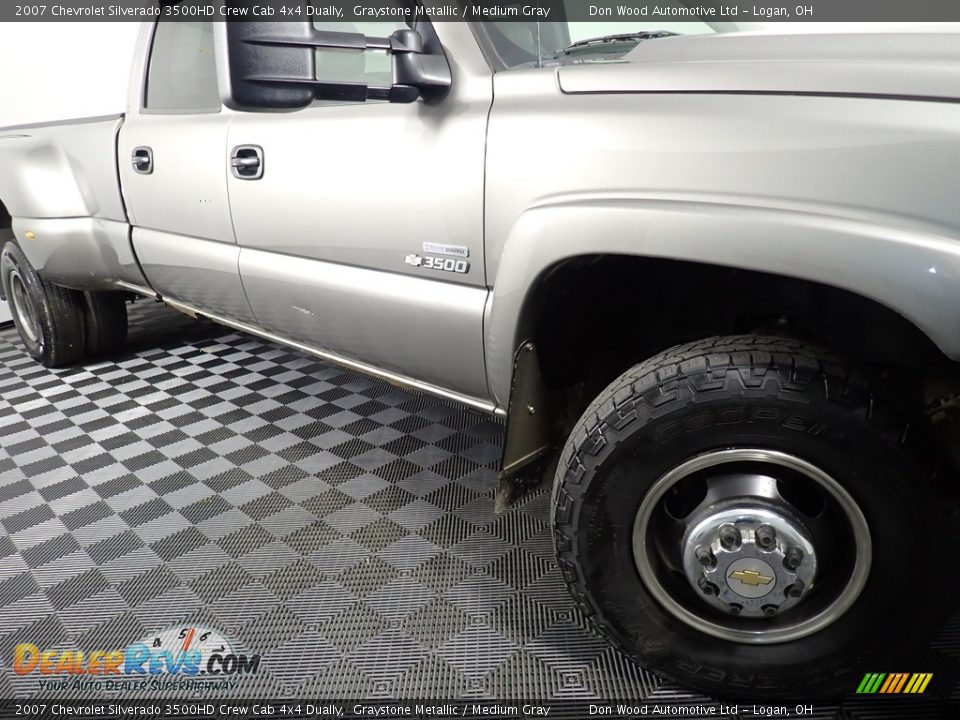 2007 Chevrolet Silverado 3500HD Crew Cab 4x4 Dually Graystone Metallic / Medium Gray Photo #4