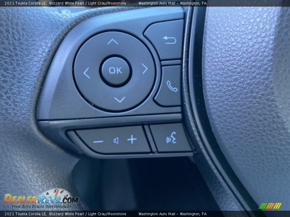 2021 Toyota Corolla LE Steering Wheel Photo #6