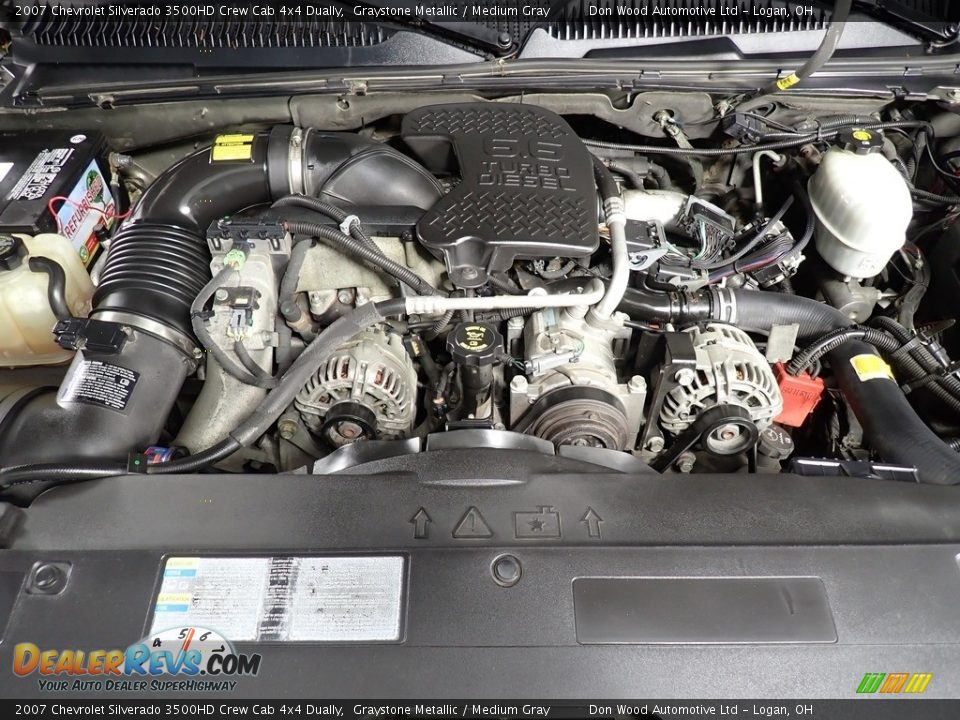2007 Chevrolet Silverado 3500HD Crew Cab 4x4 Dually Graystone Metallic / Medium Gray Photo #7