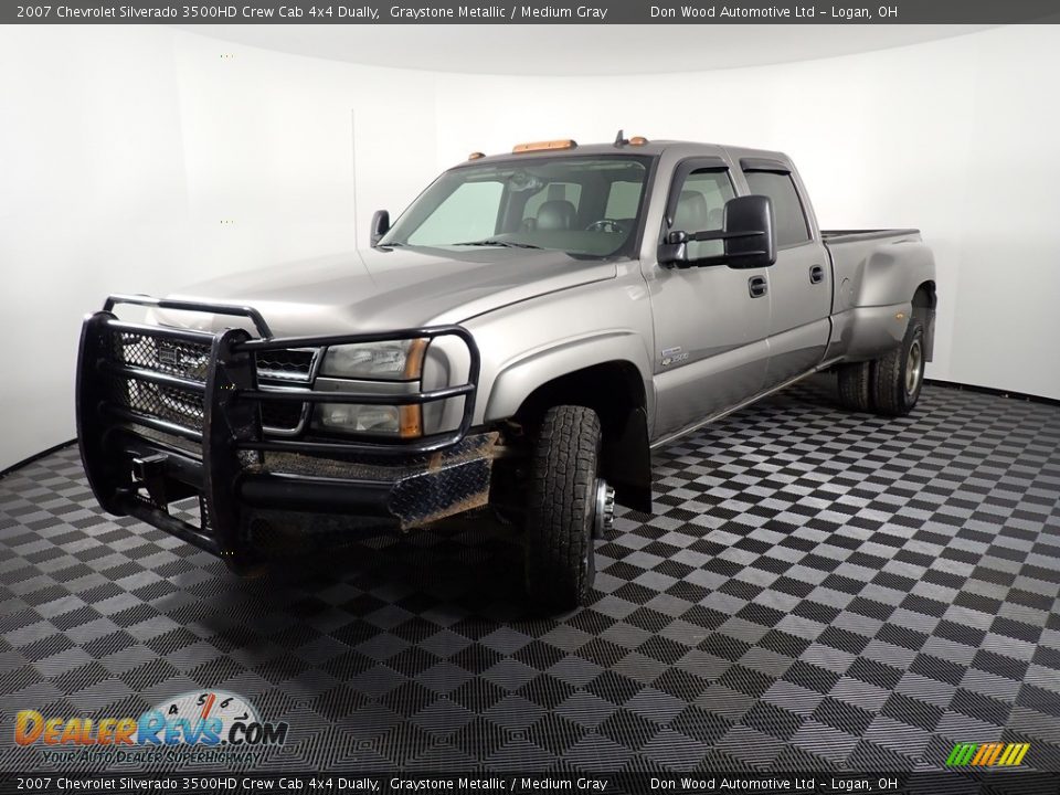 2007 Chevrolet Silverado 3500HD Crew Cab 4x4 Dually Graystone Metallic / Medium Gray Photo #8