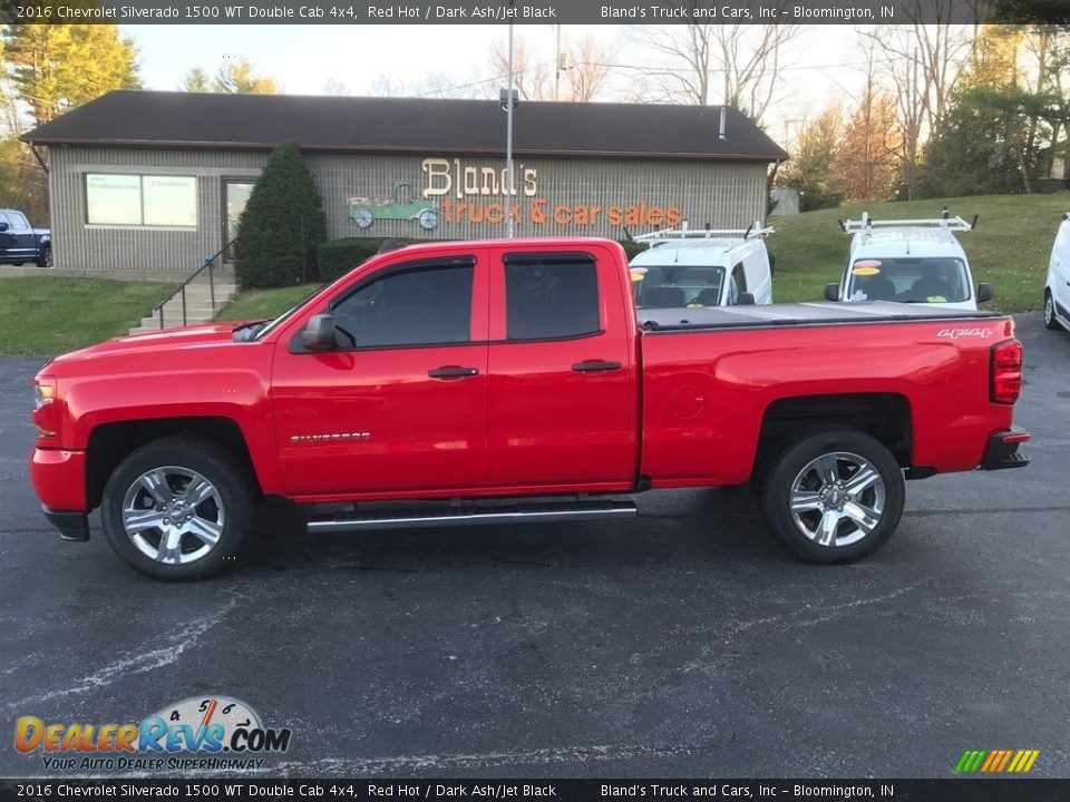 2016 Chevrolet Silverado 1500 WT Double Cab 4x4 Red Hot / Dark Ash/Jet Black Photo #1