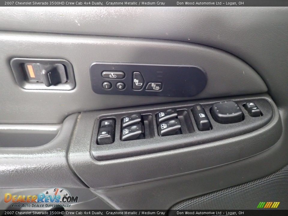 2007 Chevrolet Silverado 3500HD Crew Cab 4x4 Dually Graystone Metallic / Medium Gray Photo #19