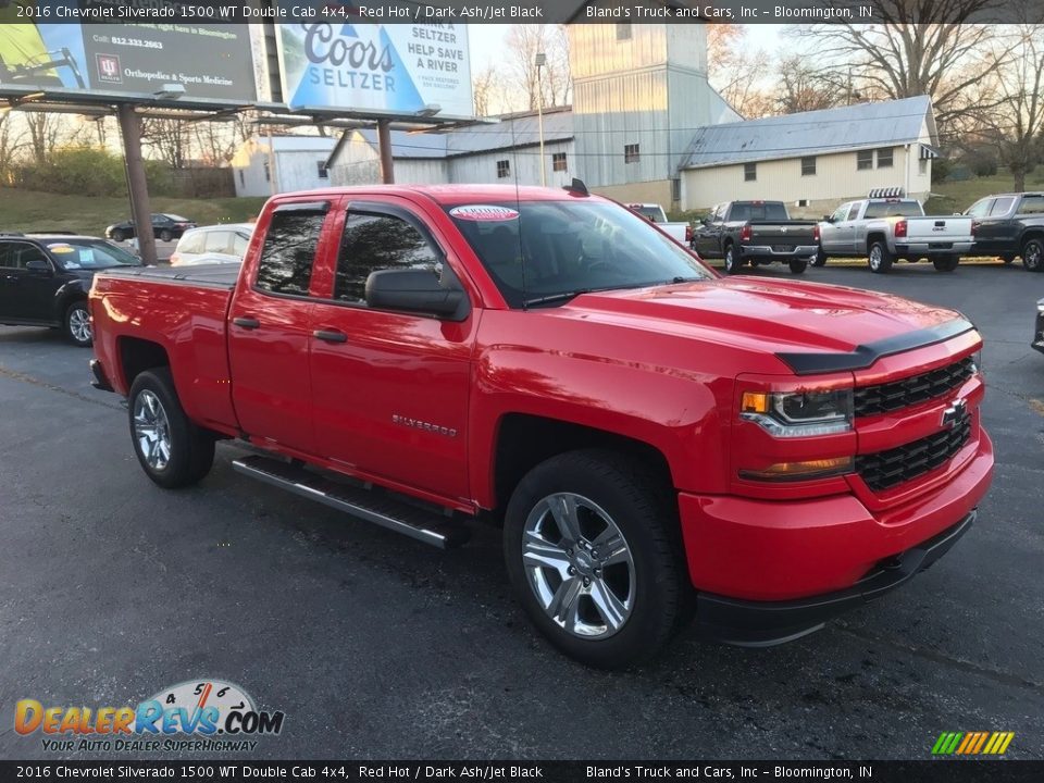 Red Hot 2016 Chevrolet Silverado 1500 WT Double Cab 4x4 Photo #4