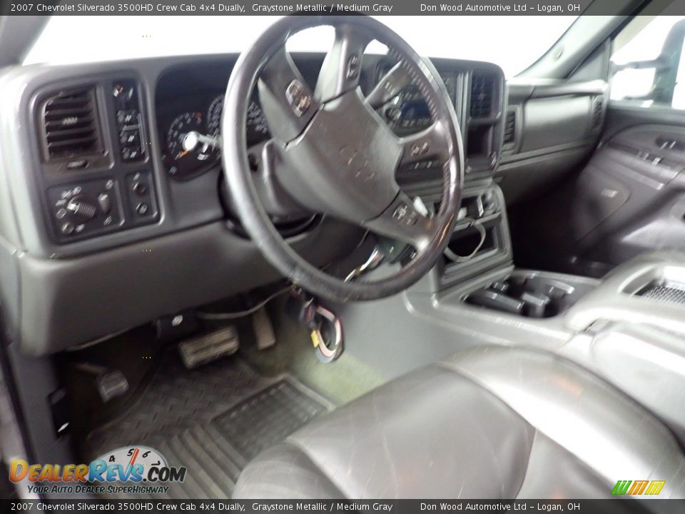 2007 Chevrolet Silverado 3500HD Crew Cab 4x4 Dually Graystone Metallic / Medium Gray Photo #22