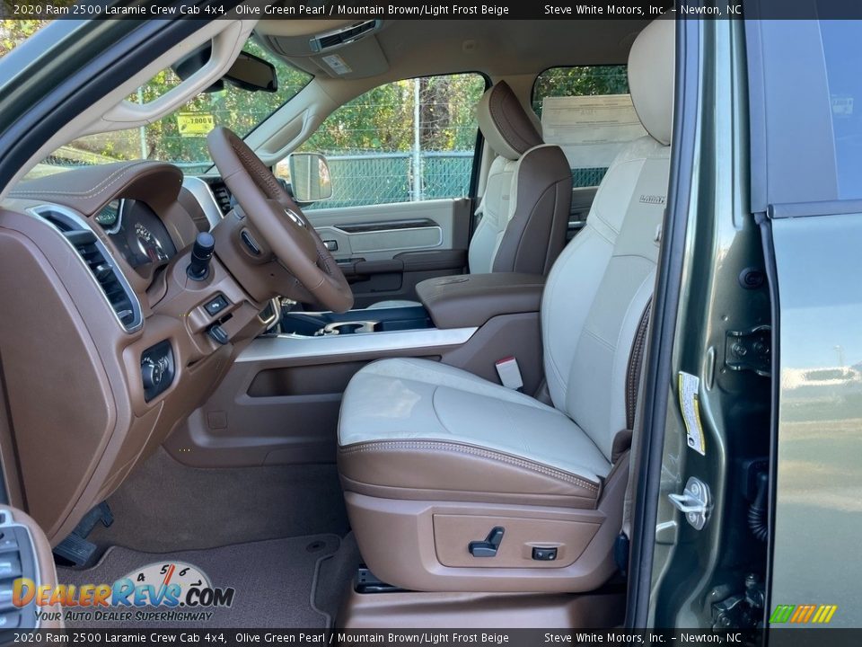 Mountain Brown/Light Frost Beige Interior - 2020 Ram 2500 Laramie Crew Cab 4x4 Photo #11