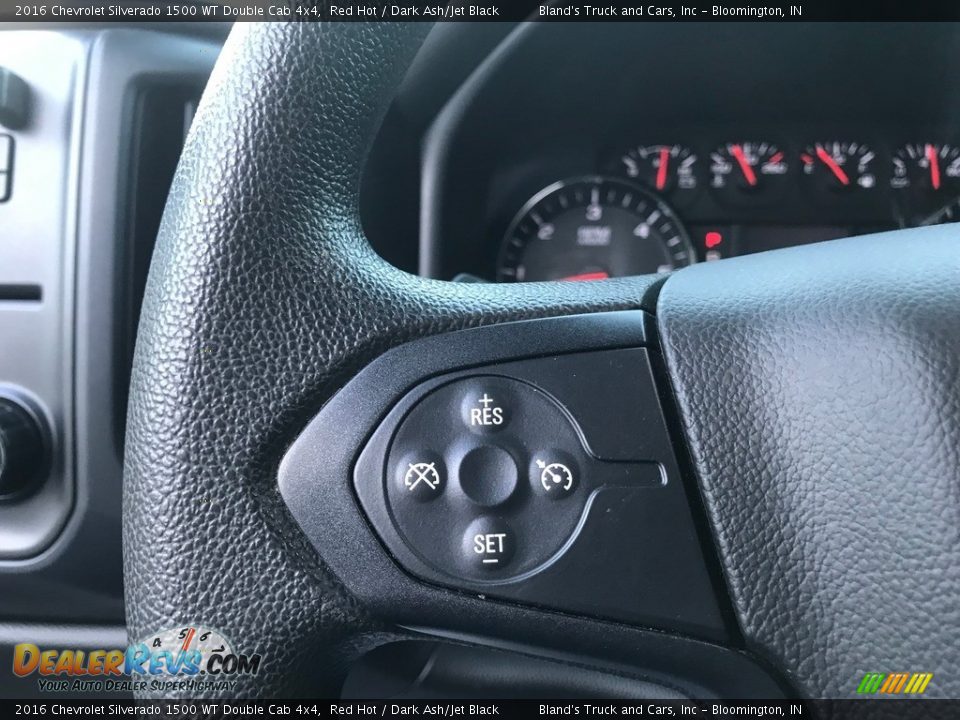 2016 Chevrolet Silverado 1500 WT Double Cab 4x4 Steering Wheel Photo #19