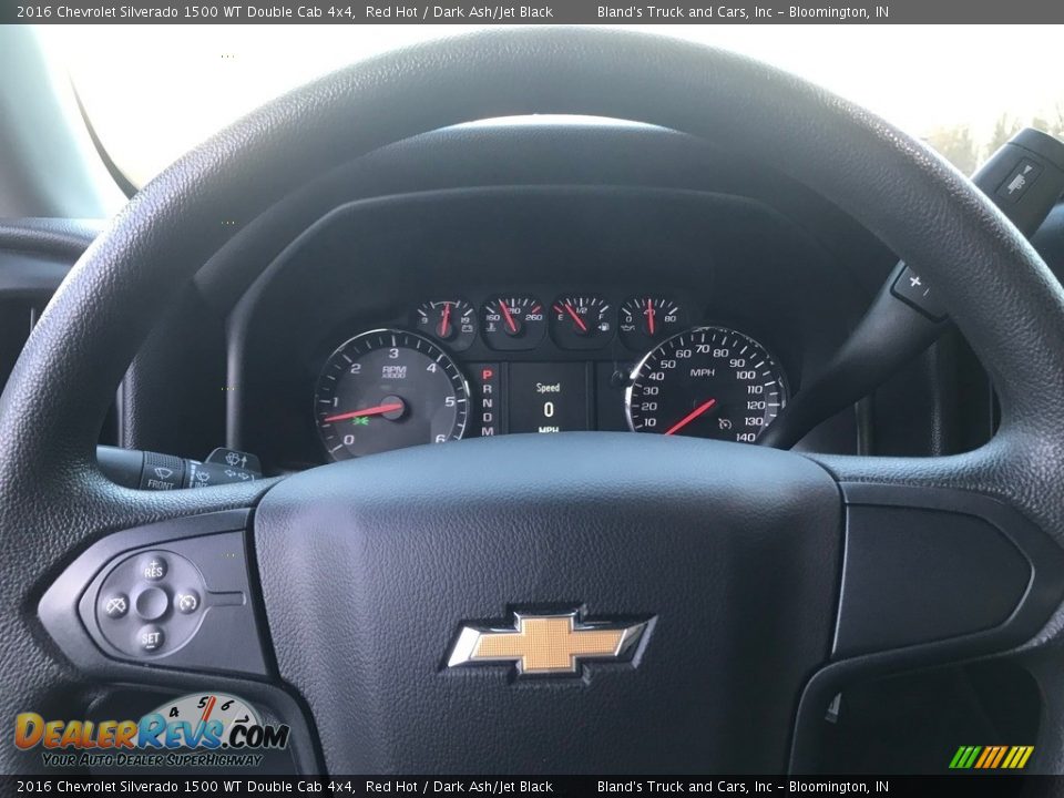2016 Chevrolet Silverado 1500 WT Double Cab 4x4 Steering Wheel Photo #20