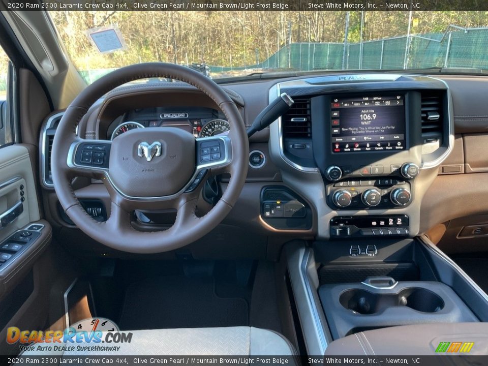 Dashboard of 2020 Ram 2500 Laramie Crew Cab 4x4 Photo #19