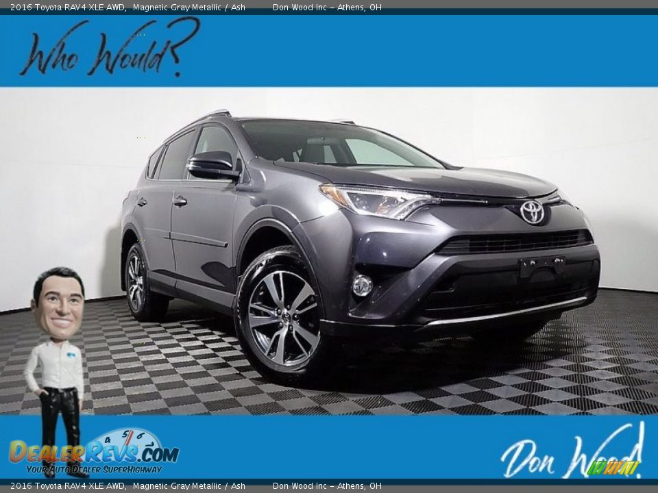 2016 Toyota RAV4 XLE AWD Magnetic Gray Metallic / Ash Photo #1