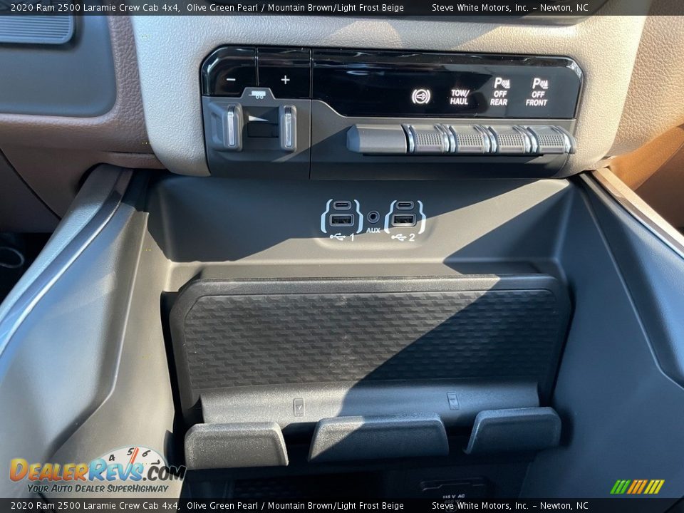 2020 Ram 2500 Laramie Crew Cab 4x4 Olive Green Pearl / Mountain Brown/Light Frost Beige Photo #28