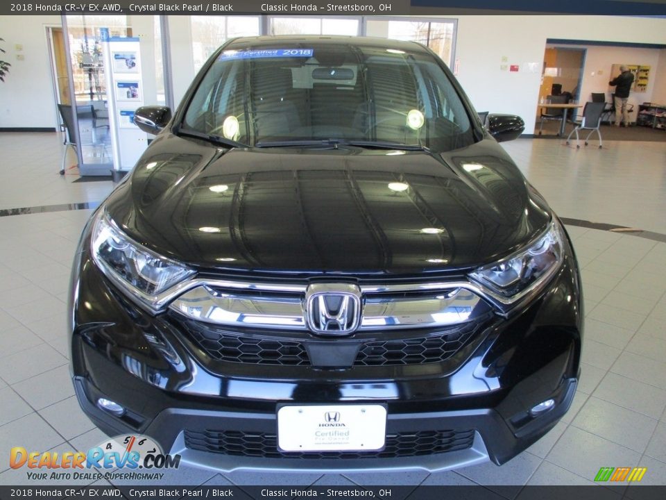 2018 Honda CR-V EX AWD Crystal Black Pearl / Black Photo #2